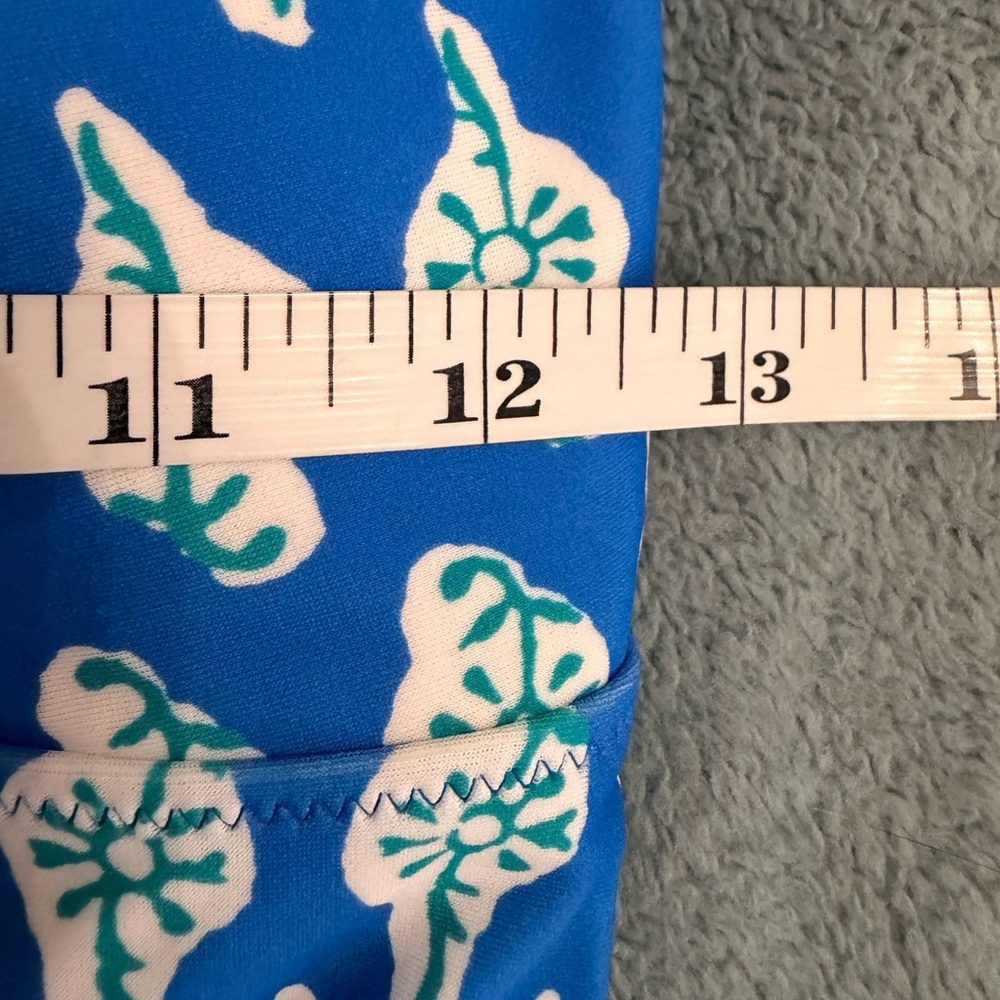 NWT JCrew Factory Printed halter one-piece swimsuit - Picture 5 of 6